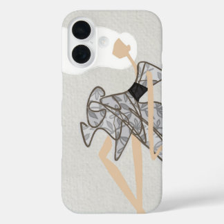 Elegant Minimalist Glam Fashion Art iPhone 16 Case