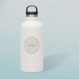 Elegant Minimalist Gold Editable Text Transparent