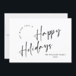 Elegant Minimalist Golden Christmas Greeting Holiday Card<br><div class="desc">Feel free to contact me if you need any help or new item. I respond soon.</div>