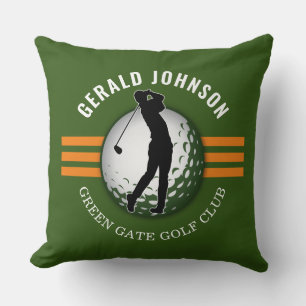 Elegant Minimalist Golfer Design Cushion