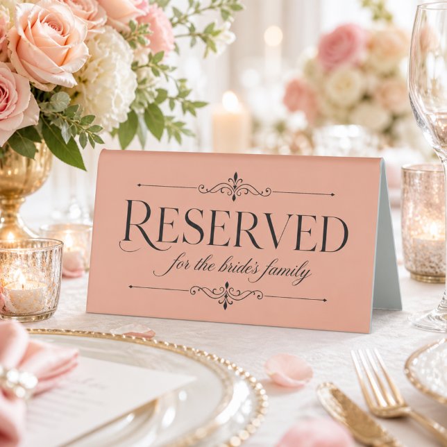 Elegant Minimalist Handwritten Reserved Wedding  (Creator Uploaded)