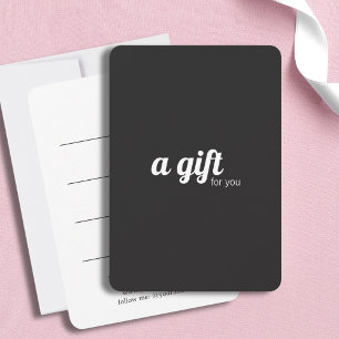 Elegant Minimalist Ivory Black White 