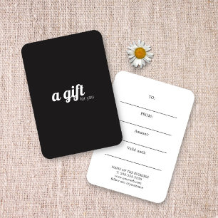 Elegant Minimalist Ivory Black White 