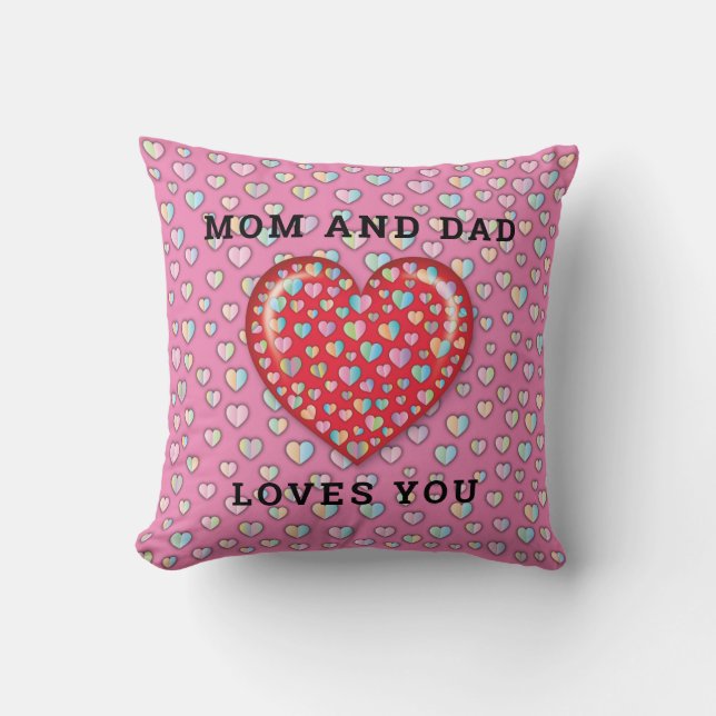 Elegant Minimalist Love Design Cushion (Front)