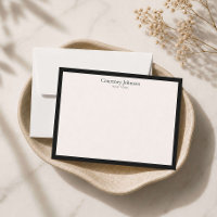 Elegant Minimalist Luxury Boutique Black/Ivory