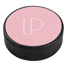 Elegant minimalist modern initial on pastel pink