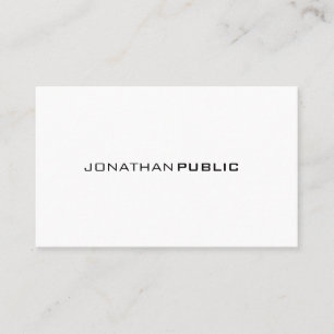 Elegant Minimalist Modern Professional Simple Chic Business Card