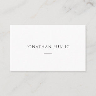 Elegant Minimalist Modern Simple Template Trendy Business Card