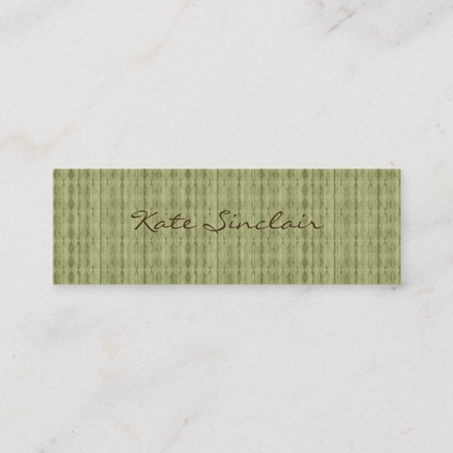 Elegant Minimalist Modern Stylish Mini Business Card (Front)