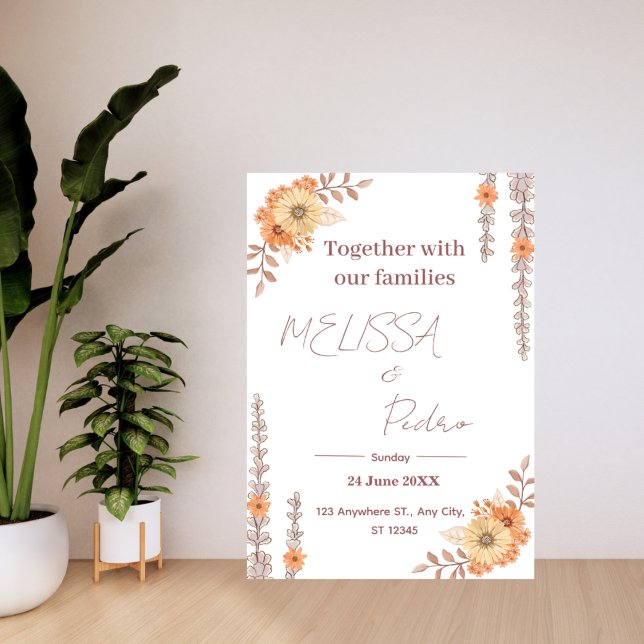 Elegant Minimalist Modern Wedding Invitation (Creator Uploaded)