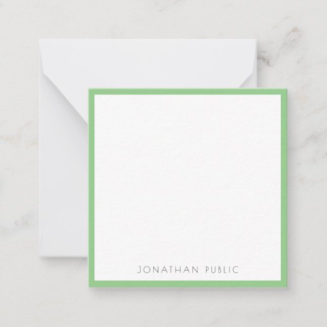 Elegant Minimalist Monogram Modern Template (Front)