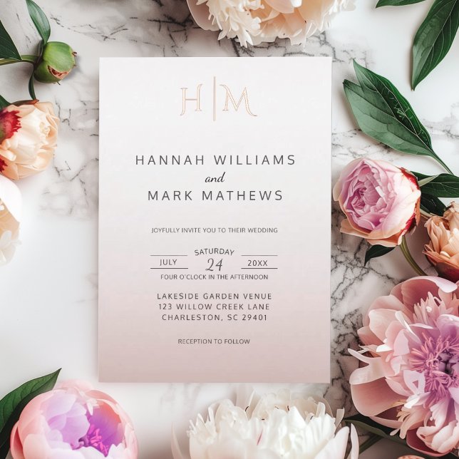 Elegant Minimalist Monogram Wedding (Creator Uploaded)