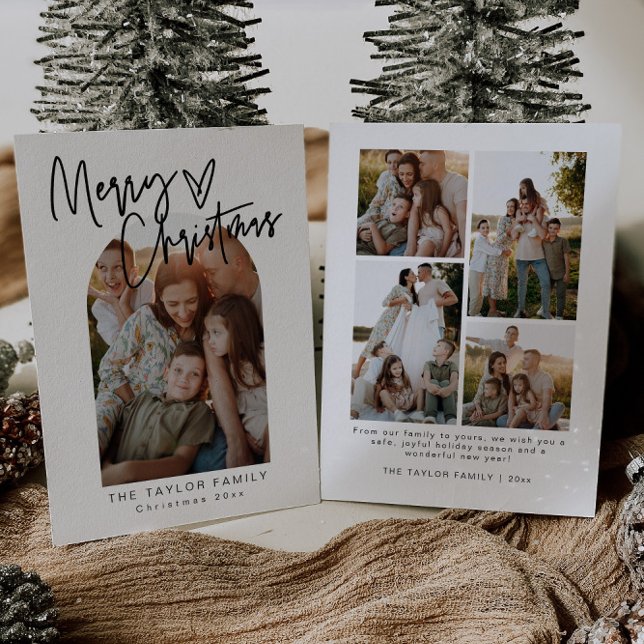 Elegant Minimalist Photo Christmas Card (Creator Uploaded)