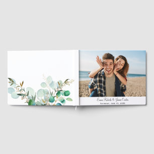 Elegant Minimalist Photo Guest Book