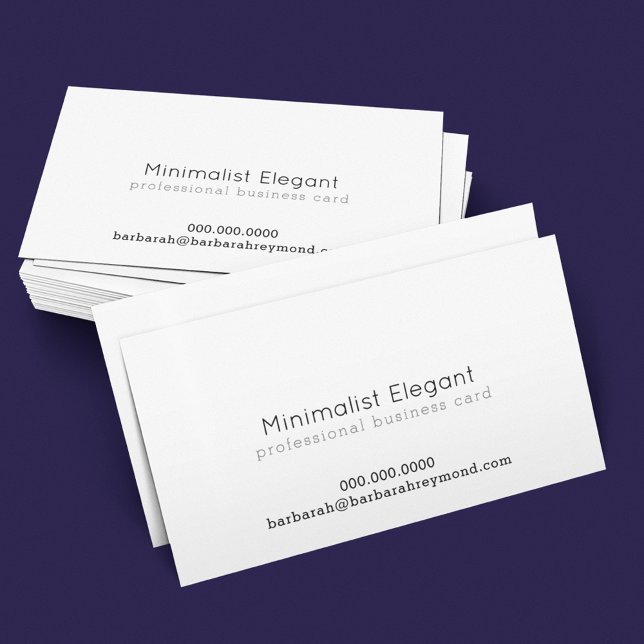 Elegant minimalist professional luxe business card (Creator Uploaded)