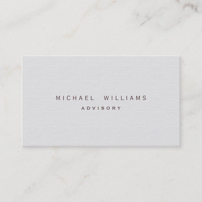 ELEGANT MINIMALIST PROFESSIONAL SIMPLE TARGET BUSINESS CARD (Front)