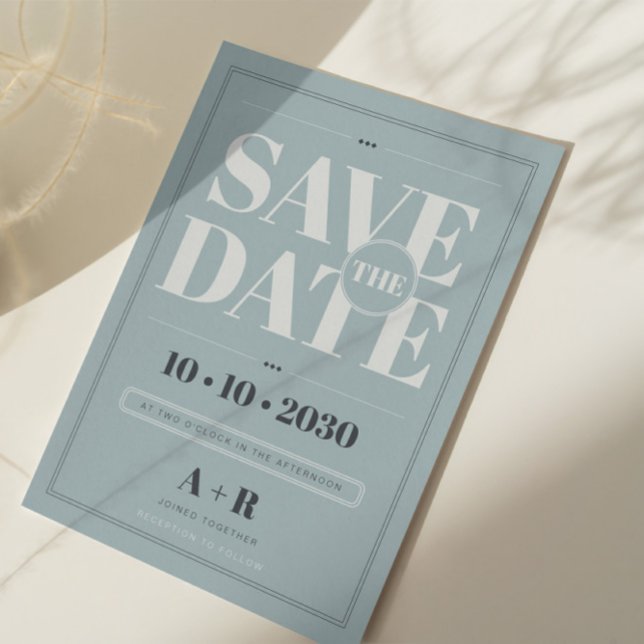 Elegant Minimalist Save The Date Card (Creator Uploaded)