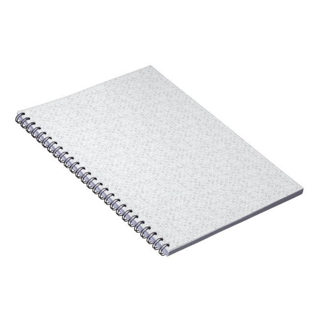 Elegant Minimalist School Pattern Notebook (Right Side)