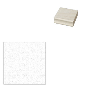 Elegant Minimalist School Pattern Rubber Stamp