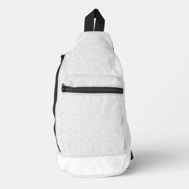 Elegant Minimalist School Pattern Sling Bag (Front)