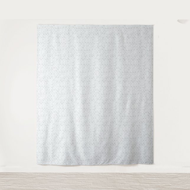 Elegant Minimalist School Pattern Tapestry (Front)