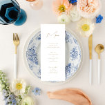 Elegant Minimalist Script Gold Wedding Menu<br><div class="desc">Completely customisable,  this simply stylish wedding menu features elegant fonts with a minimalist aesthetic. The back comes with spot for extra personalisation. Part of a collection.</div>