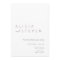 Elegant Minimalist Script Modern Wedding