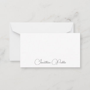 Elegant Minimalist Script Name Template Typography