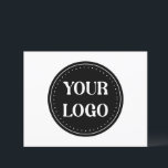 Elegant, Minimalist & Sleek Black QR Code Logo<br><div class="desc">EVERYONE CAN USE THIS DESIGN.You are free to add,  edit,  or resize the logo,  photo,  text,  and colours as you choose.Many thanks.</div>