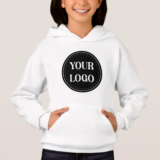 Elegant, Minimalist & Sleek Black QR Code Logo  (Front)