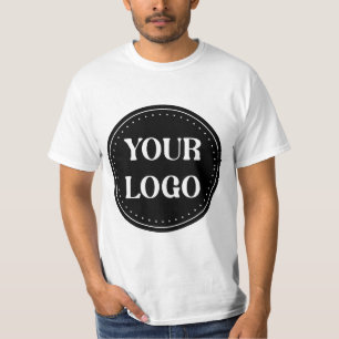 Elegant, Minimalist & Sleek Black QR Code Logo  T-Shirt