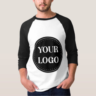 Elegant, Minimalist & Sleek Black QR Code Logo  T-Shirt