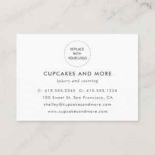 Elegant Minimalist Thank You Business Card