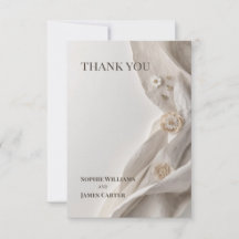 Elegant Minimalist Thank You Card