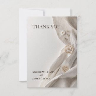 Elegant Minimalist Thank You Card