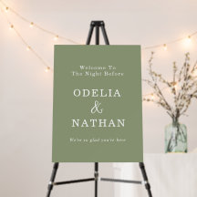 Elegant Minimalist The Night Before Wedding