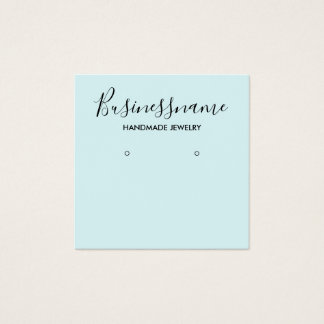 Elegant minimalist trendy earring display card