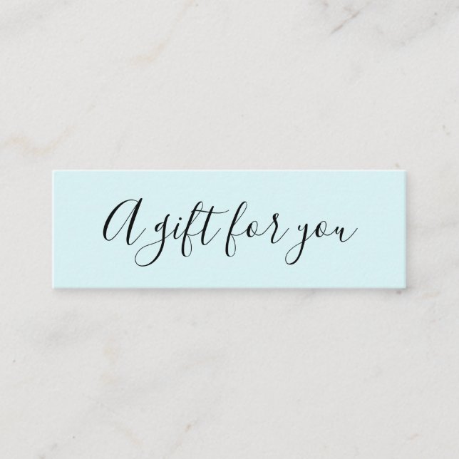 Elegant minimalist trendy modern discount card (Front)