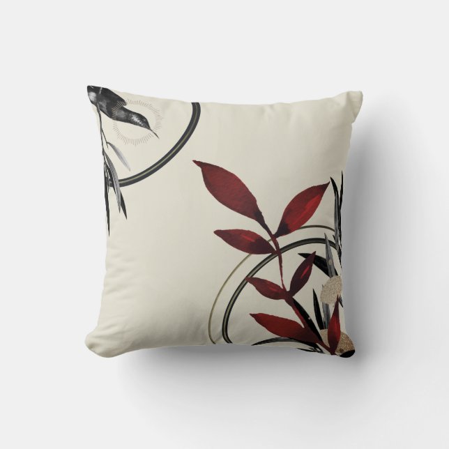 Elegant Minimalist Watercolor Cushion (Front)