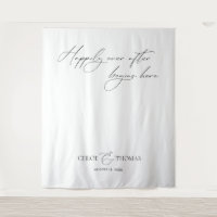 Elegant Minimalist Wedding Backdrops Banner