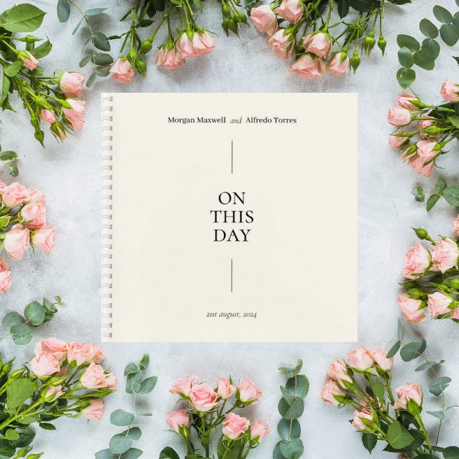 Elegant Minimalist Wedding Guest Book (Creator Uploaded)