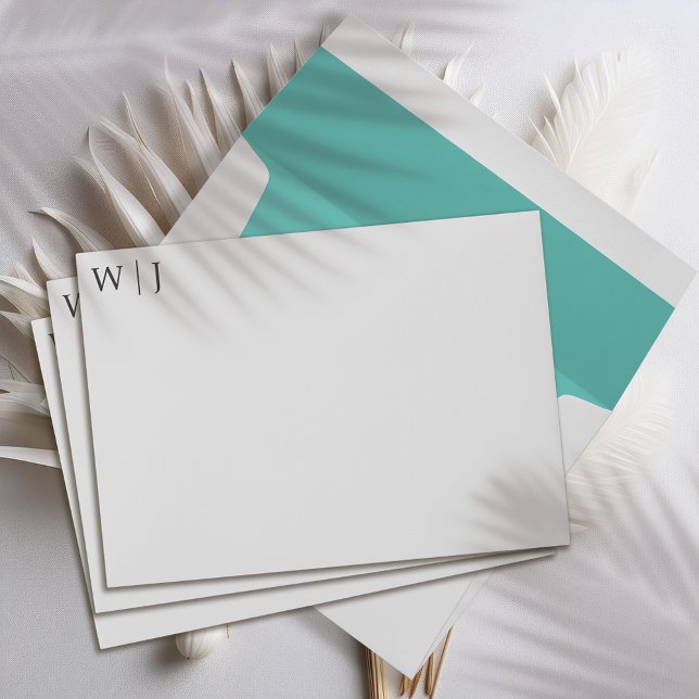 Elegant minimalist wedding invitation envelope (Creator Uploaded)