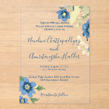 Elegant Minimalist Wedding Invitation Template