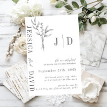 Elegant Minimalist Wedding | Modern & Stylish