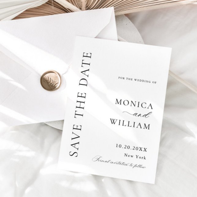 Elegant Minimalist Wedding Save The Date (Creator Uploaded)