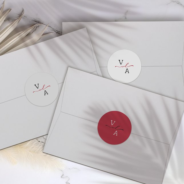 Elegant Minimalist Wedding Stickers (Creator Uploaded)