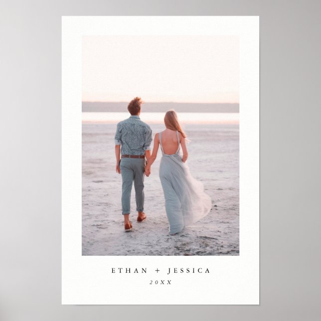 Elegant Minimalist | Your Personal Photo Poster (Front)