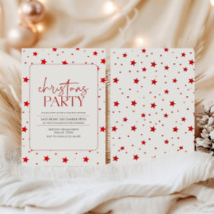 Elegant Minimalistic Christmas Party Invitation