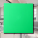 Elegant Minimalistic Solid Neon Spring Green Colou Ceramic Tile<br><div class="desc">The Elegant Minimalistic Solid Neon Spring Green colour pattern is a striking and modern design that captures the vibrancy and energy of neon hues. This bold yet sophisticated shade of Spring Green radiates freshness, making it a perfect choice for contemporary aesthetics. The minimalist and uniform nature of the pattern enhances...</div>
