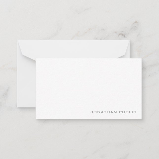 Elegant Minimalistic Template Monogram Simple (Front)